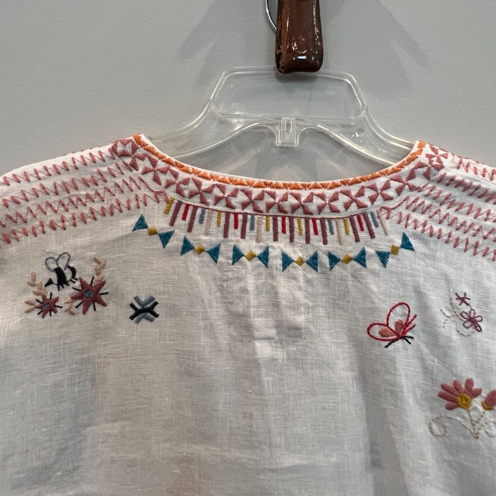 Johnny Was Pete and Greta Caia Linen Tunic size M - Picture 7 of 9